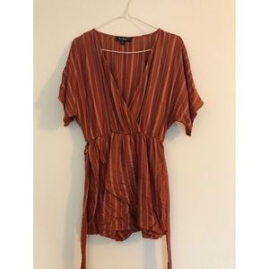 Lulu wrap romper